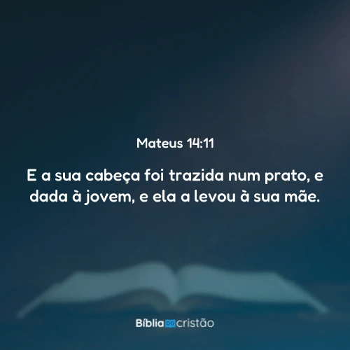 Mateus 14:11