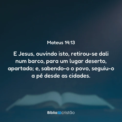 Mateus 14:13