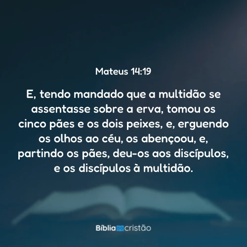 Mateus 14:19