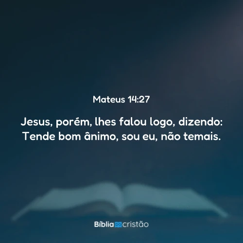 Mateus 14:27
