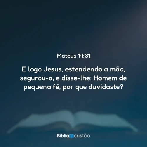 Mateus 14:31