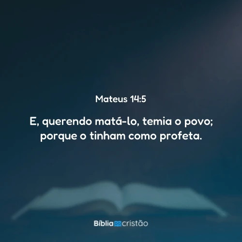 Mateus 14:5