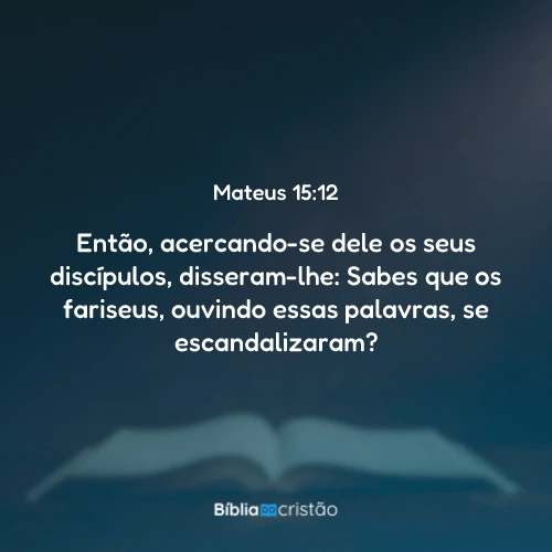 Mateus 15:12