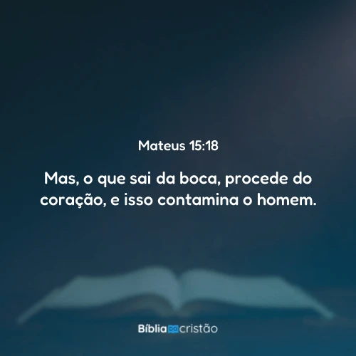 Mateus 15:18