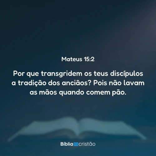 Mateus 15:2