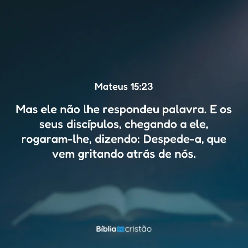 Mateus 15:23