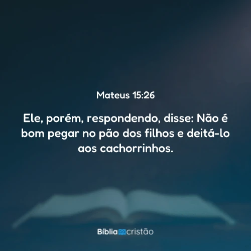 Mateus 15:26