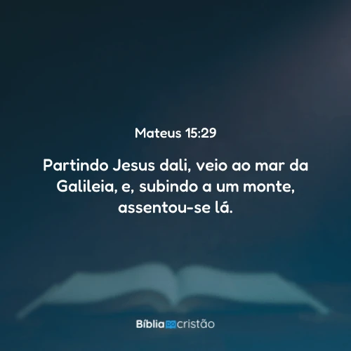 Mateus 15:29