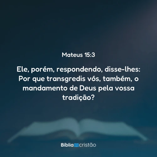 Mateus 15:3