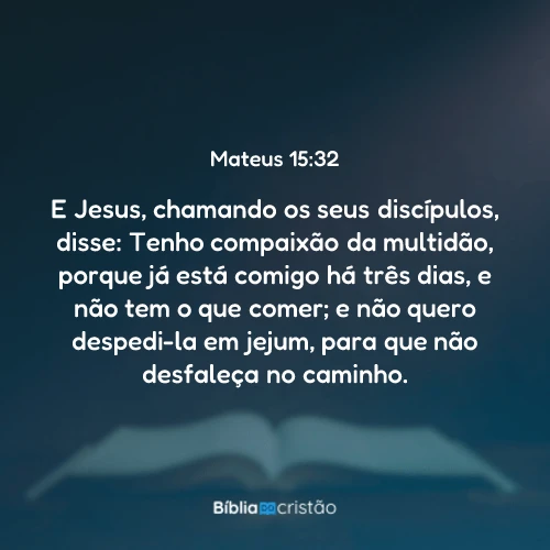 Mateus 15:32
