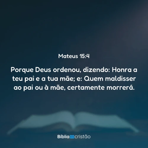 Mateus 15:4