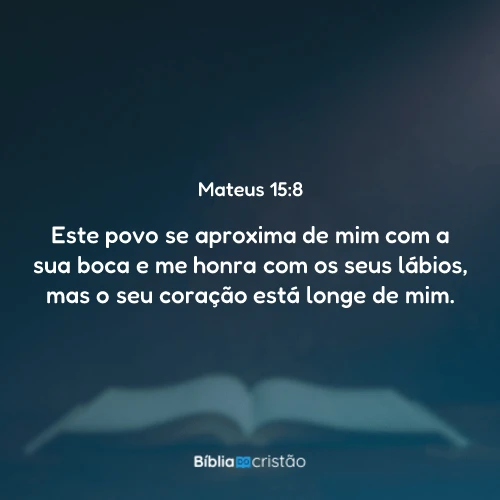 Mateus 15:8