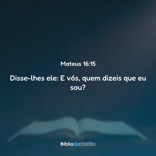 Mateus 16:15