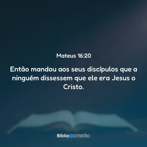 Mateus 16:20