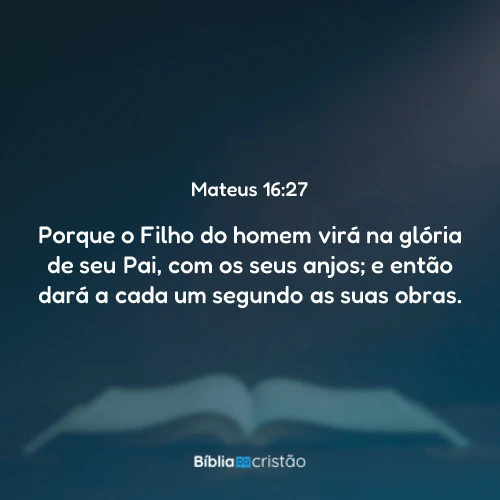 Mateus 16:27