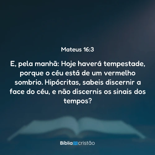Mateus 16:3