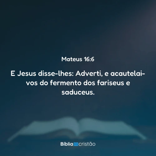 Mateus 16:6