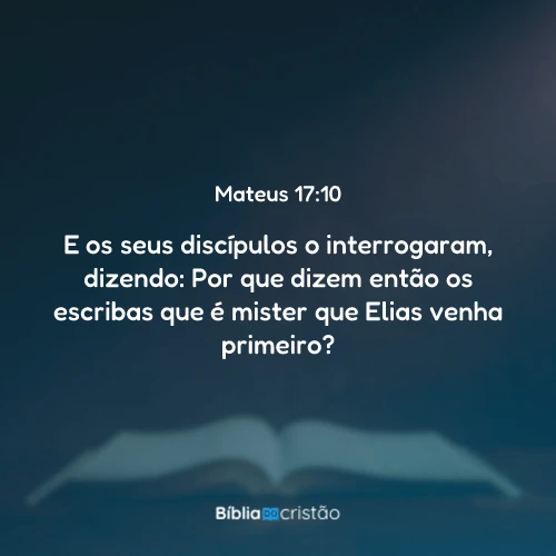 Mateus 17:10