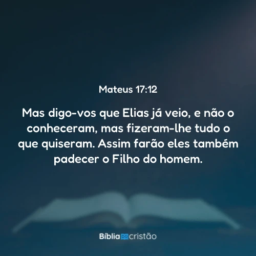 Mateus 17:12