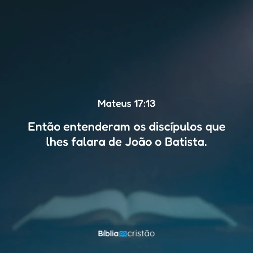 Mateus 17:13