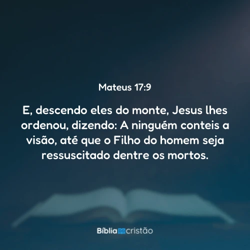 Mateus 17:9