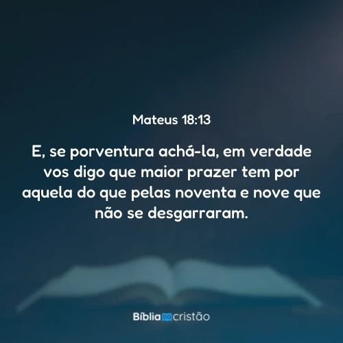 Mateus 18:13