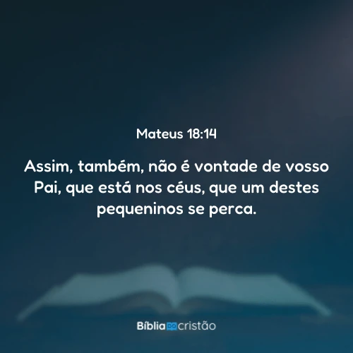 Mateus 18:14