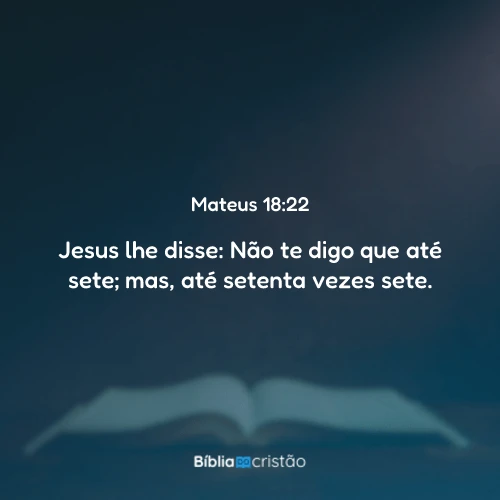 Mateus 18:22