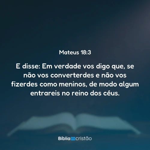 Mateus 18:3