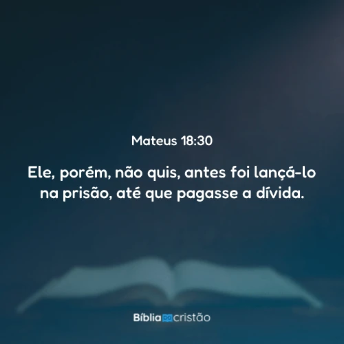 Mateus 18:30