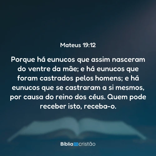 Mateus 19:12