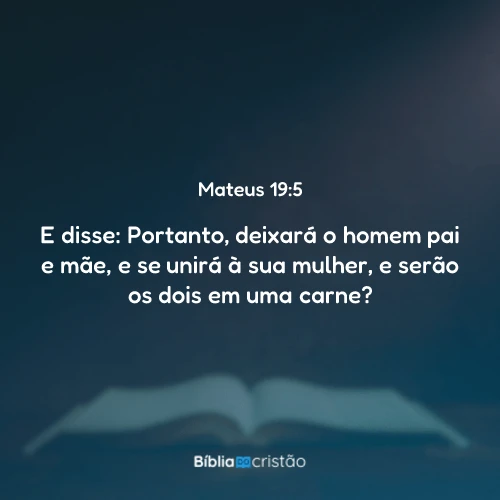 Mateus 19:5