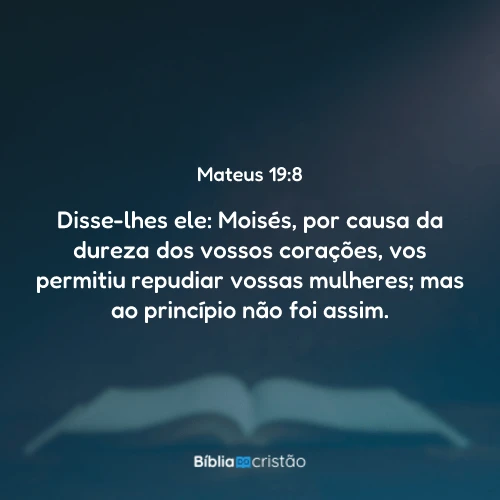 Mateus 19:8