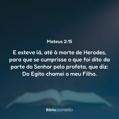 Mateus 2:15