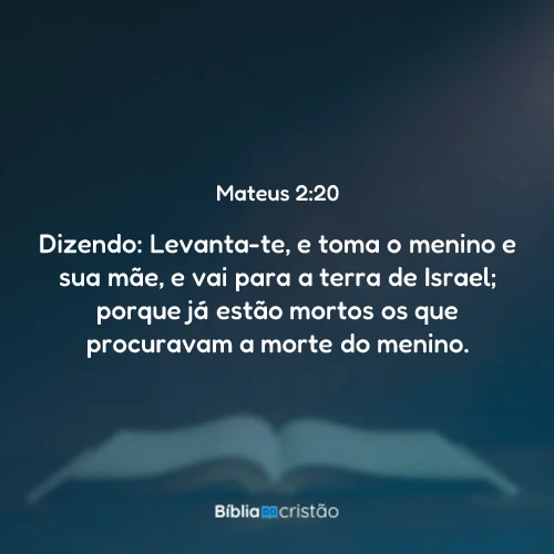 Mateus 2:20