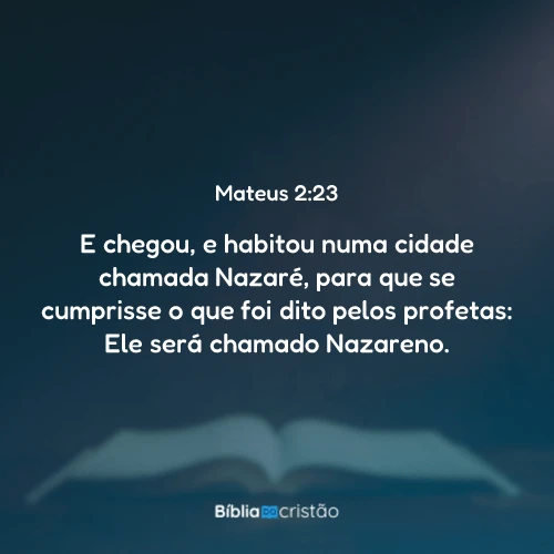 Mateus 2:23