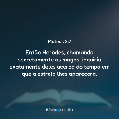 Mateus 2:7