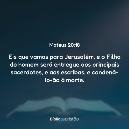 Mateus 20:18