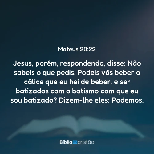 Mateus 20:22