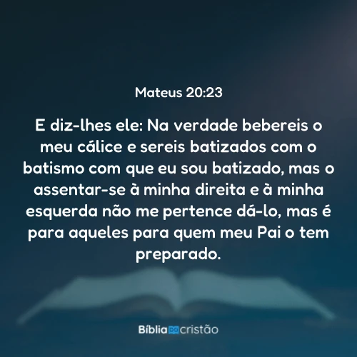 Mateus 20:23