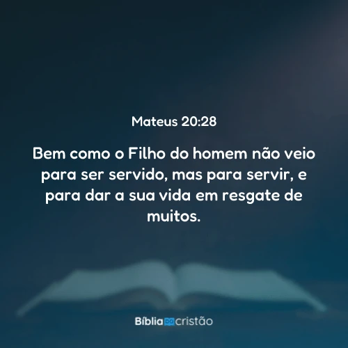 Mateus 20:28