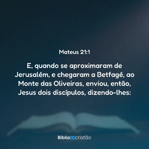 Mateus 21:1