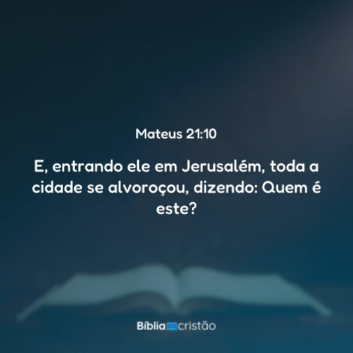 Mateus 21:10