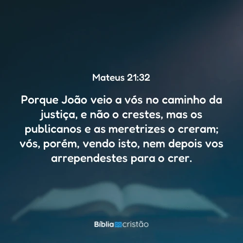 Mateus 21:32