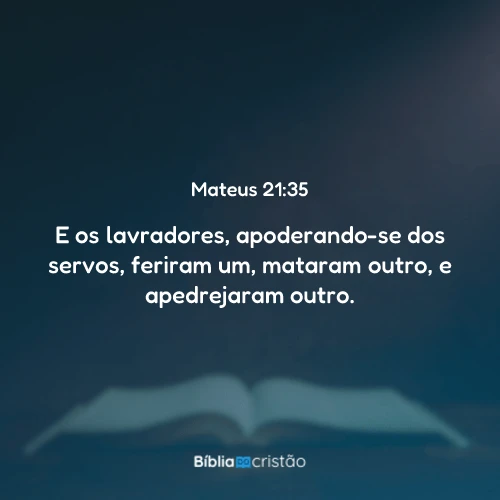 Mateus 21:35