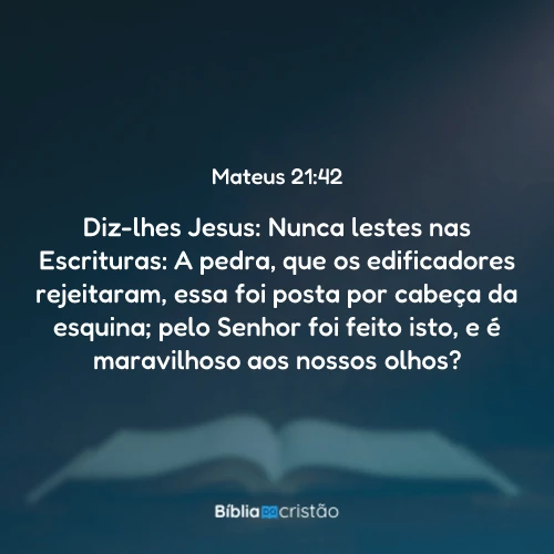 Mateus 21:42