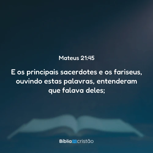 Mateus 21:45