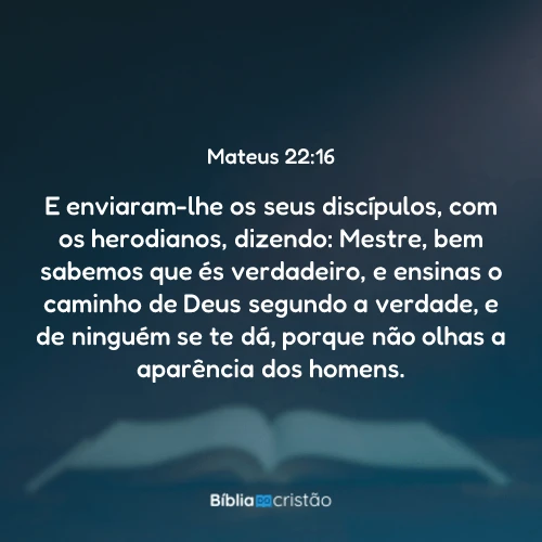 Mateus 22:16