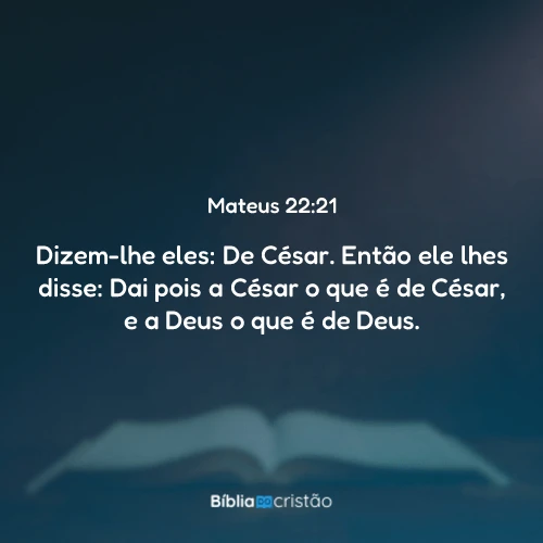 Mateus 22:21