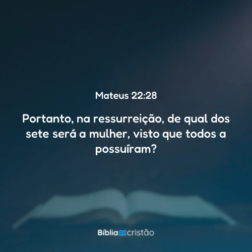 Mateus 22:28